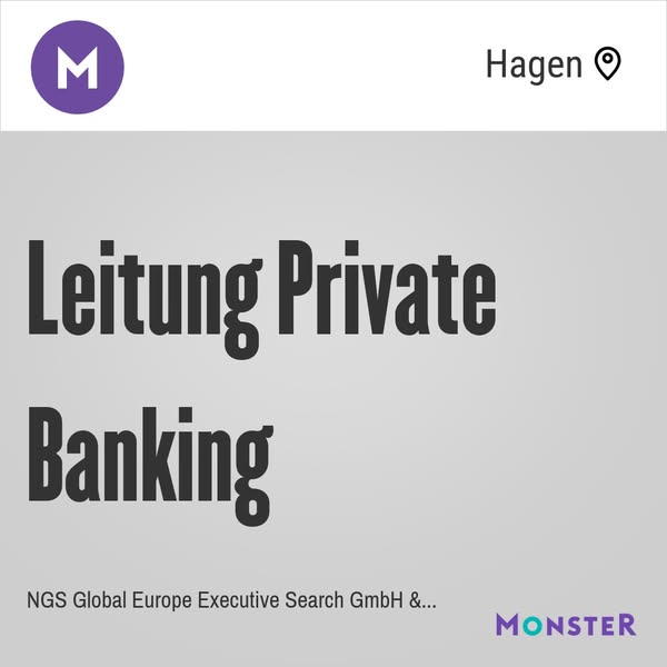 Leitung Private Banking