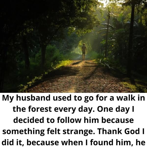 Story Time: What Happens When A Wife Follows Her Husband On His Daily Walk